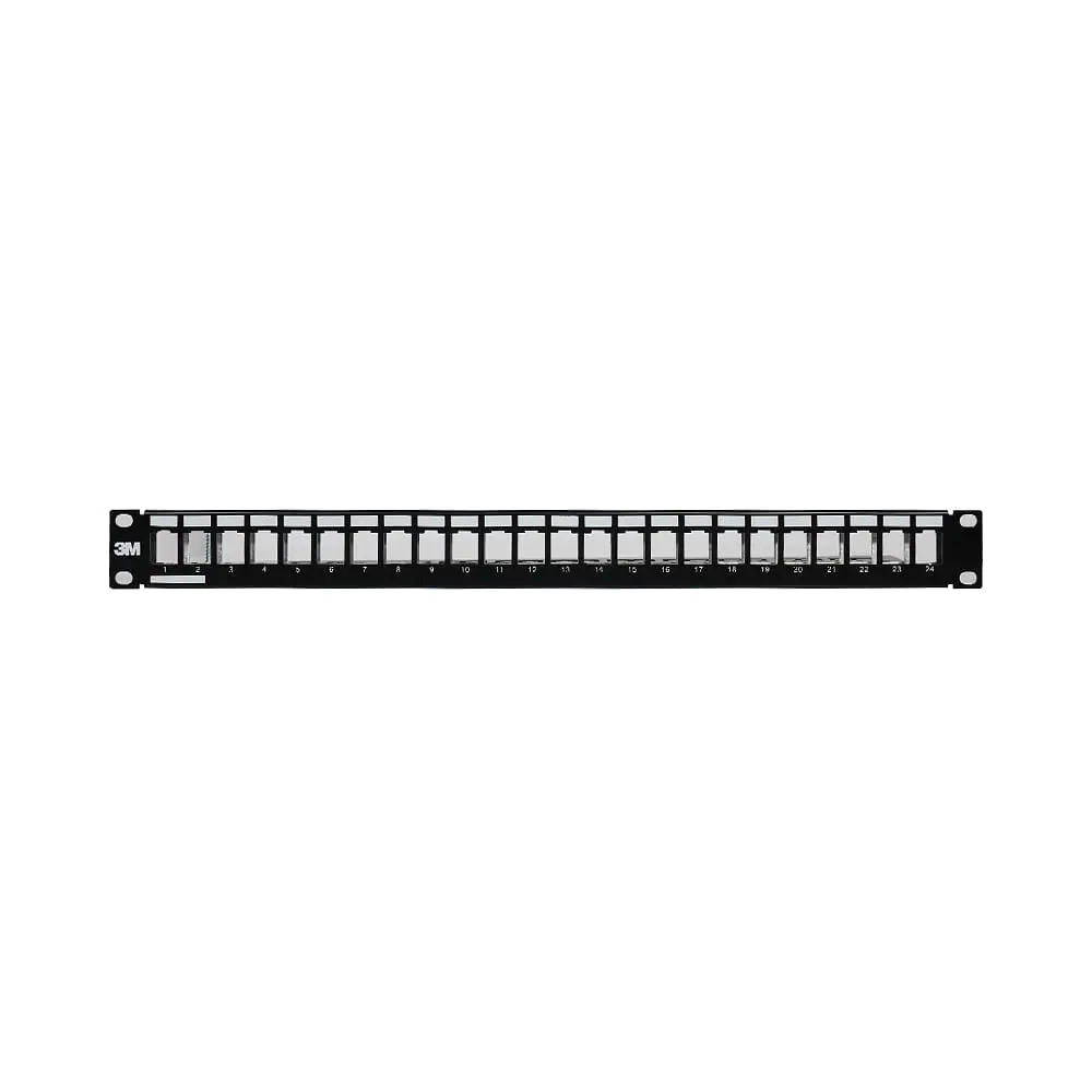 Патч-панель 24 порти Keystone NVC-P-05/24 19" 1U неекранована (73-00146) - фото 2