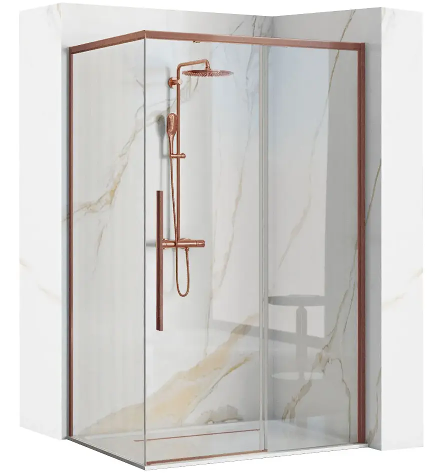 Душова кабіна Rea Solar 80x100 brushed copper REA-K9513