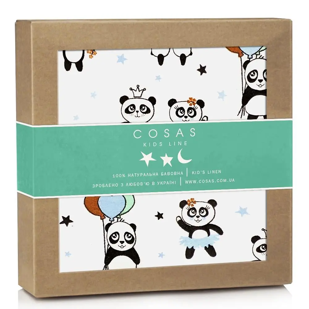 Фланелеві пелюшки 80х100 PANDA COSAS (4822052035368)