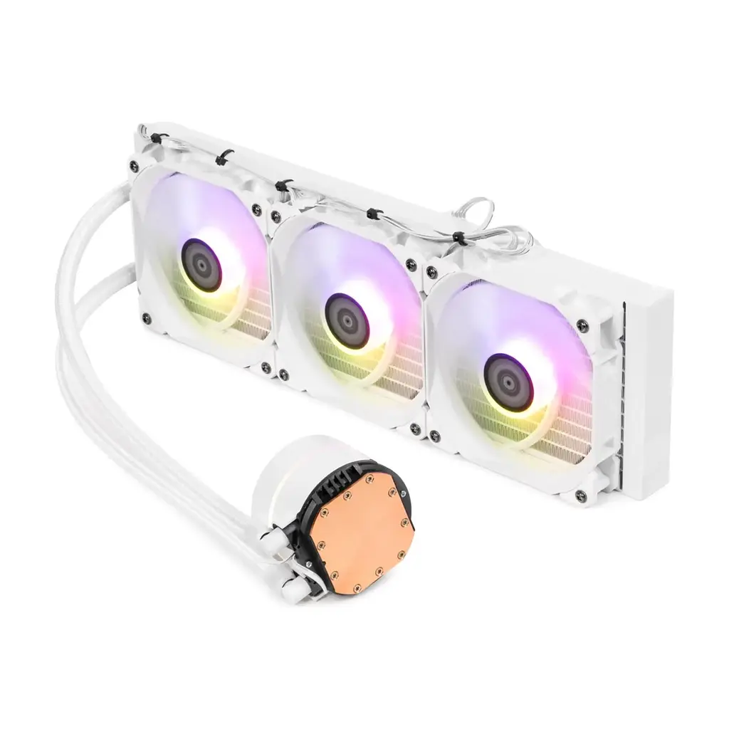 Система рідинного охолодження Qube ZT-360 white - фото 2