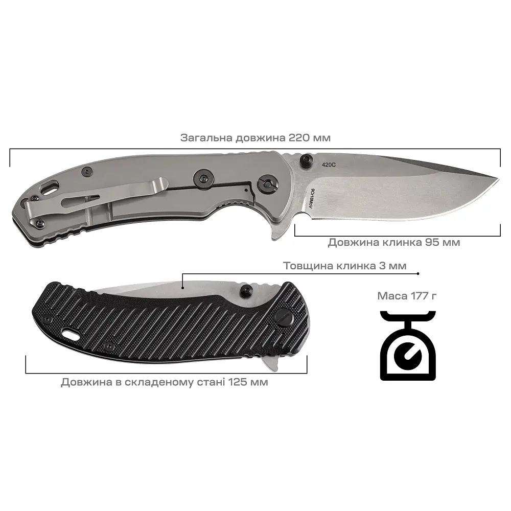 Ніж Skif Sturdy II SW Black - фото 8