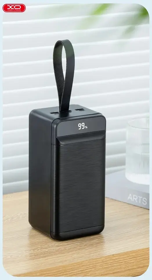 Портативная батарея с лампой XO PR156 30000 mAh экран фонарик - фото 2