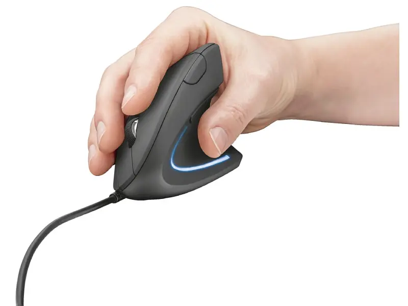 Миша Trust Verto Ergonomic Mouse (22885) Black USB - фото 3