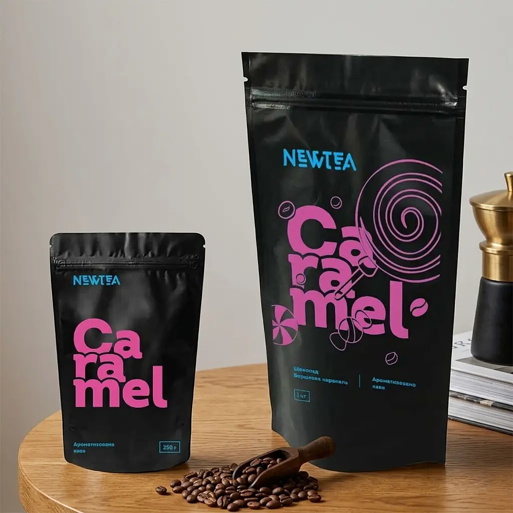 Кава ароматизована NewTea Caramel, 1 кг - фото 3