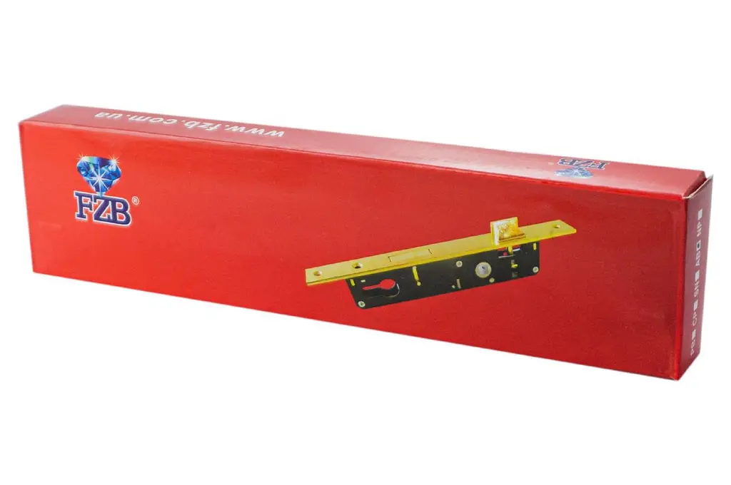 Замок врізний механізм дверей під циліндр FZB 85 x 20 мм AB - фото 5