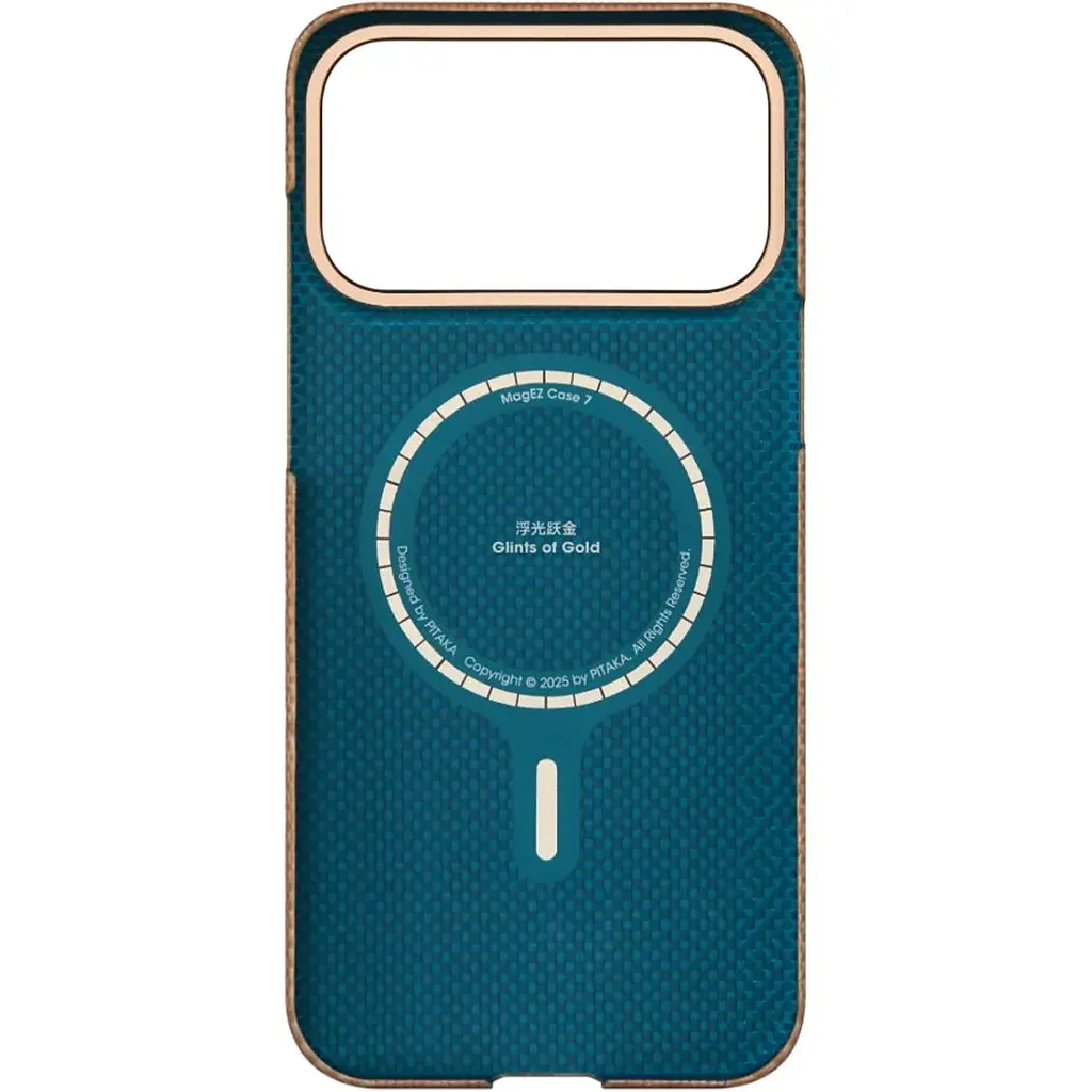 Чохол Pitaka Ultra-Slim Case для Apple iPhone 17 Pro Golden Glint (KI1705AG) [155100] - фото 2
