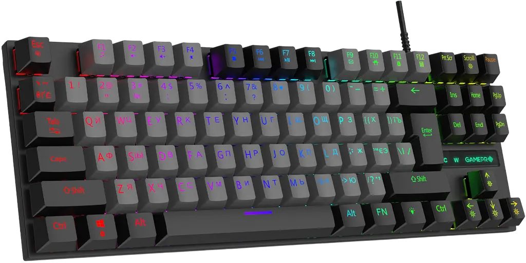 Клавиатура GamePro MK100B RGB Black - фото 2