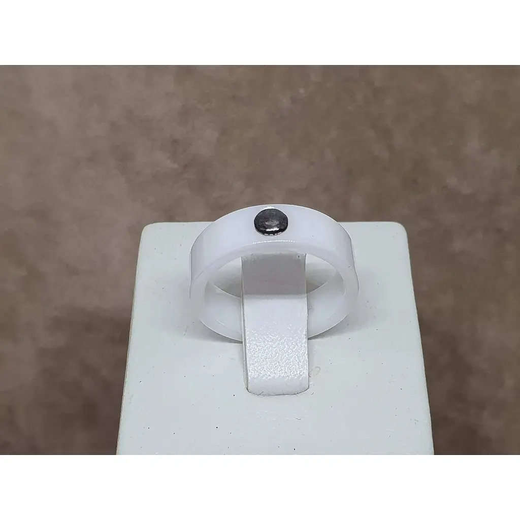 Срібне кільце Aurora з керамікою. С1142Б 16,5 - фото 4