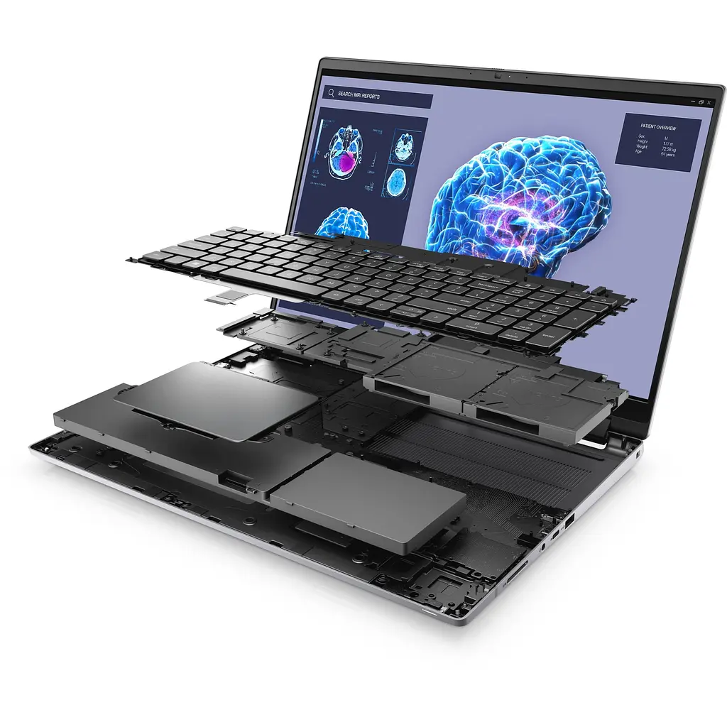 Ноутбук Dell Precision 7680,1920 x 1200,i7-13850HX 20 C/28 T,5.30 GHz,55 W,32 GB DDR5,1 TB - фото 5