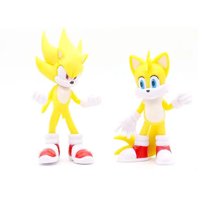 Іграшки фігурки Супер Сонік Sonic The Hedgehog 3 набір 8 шт. - фото 4