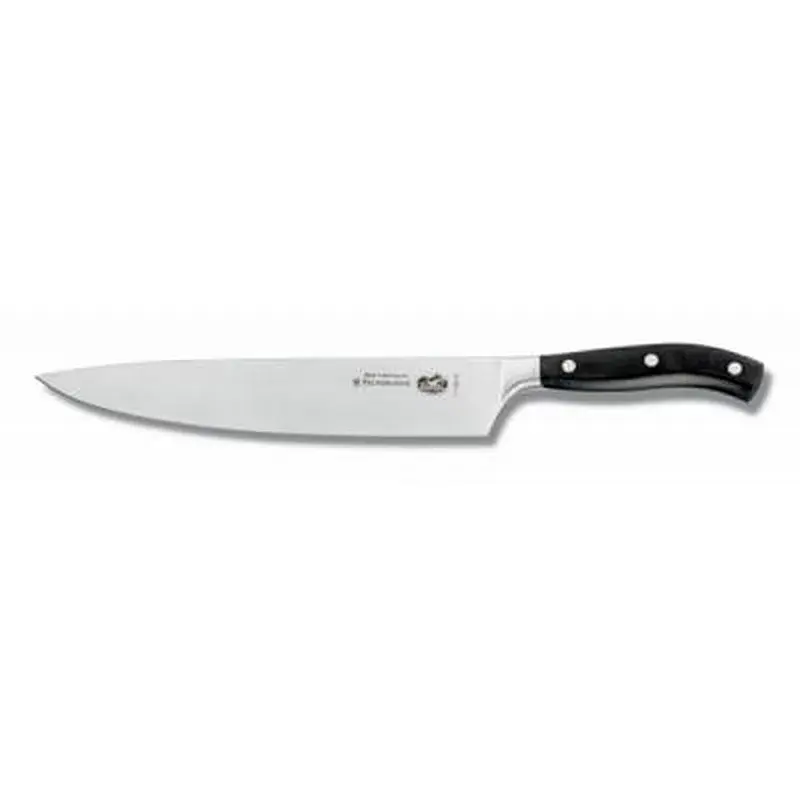 Кухонний ніж Victorinox Grand Maitre шеф-кухаря 25 см, чорний (7.7403.25G)
