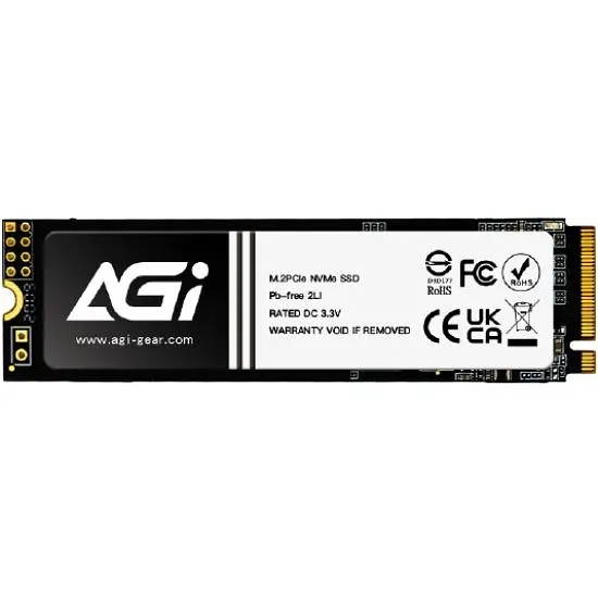 SSD 1Tb AGI AI818 M.2 2280 PCIe Gen 4x4 NVMe 1.4 QLC, Retail (AGI1T0G43AI818-CB) - фото 2
