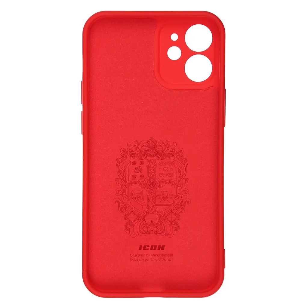 Чехол ArmorStandart ICON для Apple iPhone 12 Mini Camera cover Chili Red (ARM57487) - фото 2