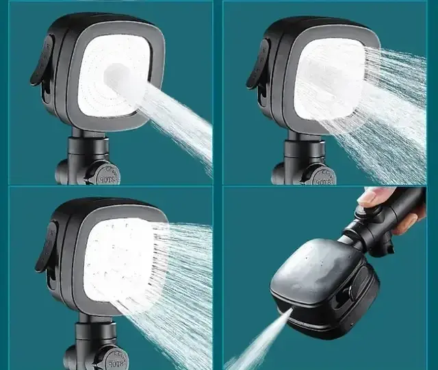 Душова лійка Water Shower Head з фільтром 4 режими струменя, економія води, антикальцієва система - фото 5