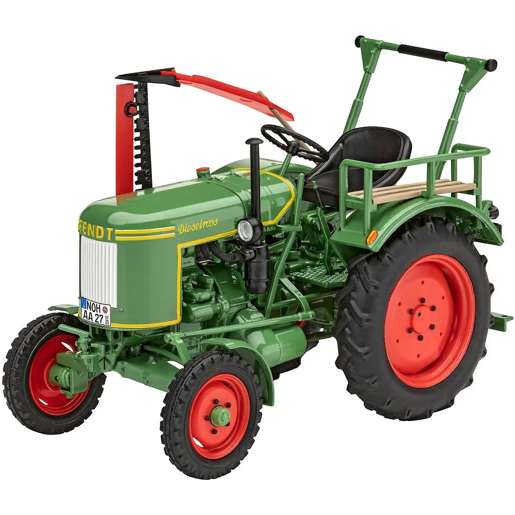 Збірна модель Revell Трактор Fendt F20 Dieselroß рівень 2 масштаб 1:24, 91 деталь (RVL-07822) - фото 3