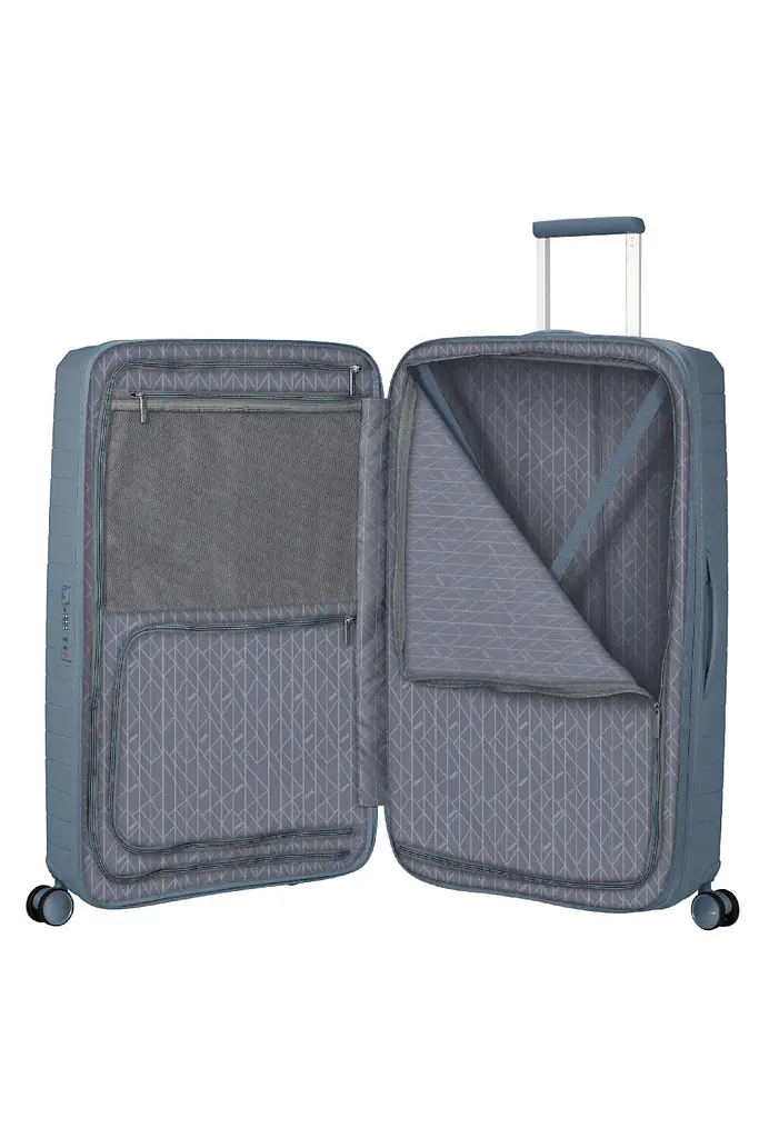 Валіза 78 См American Tourister FASTFORWARD STEEL BLUE 78x50x30(34) MI0*01003 - фото 2