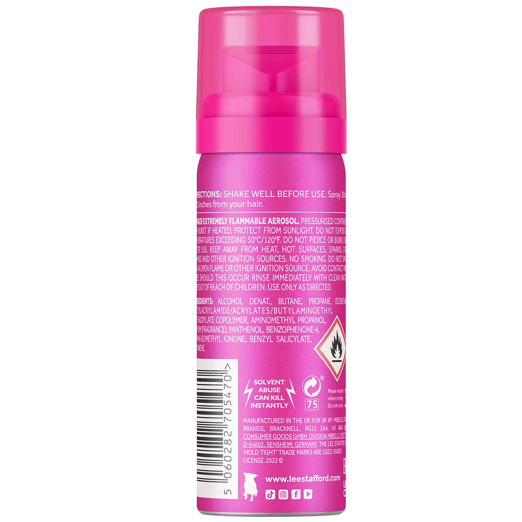 Спрей для волосся Lee Stafford Hold Tight Hairspray Strong Hold фіксуючий 50 мл - фото 2