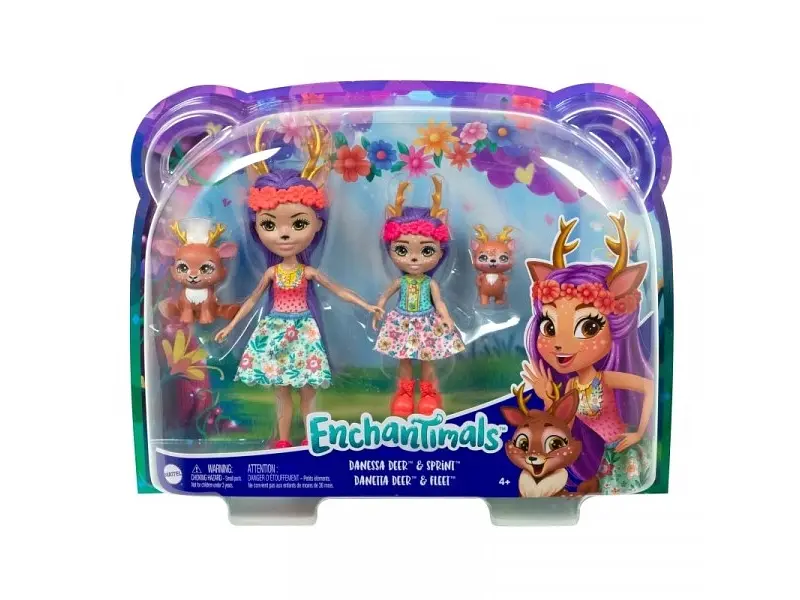 Лялька Enchantimals Олениця Дениса з молодшою сестрою (HCF80) - фото 2