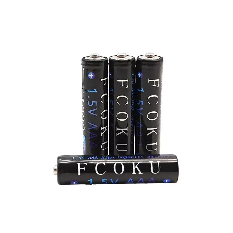 Акумулятор AAA Fcoku 1.5v 1000mah (з зарядкою від Тype-C) Чорний - фото 3