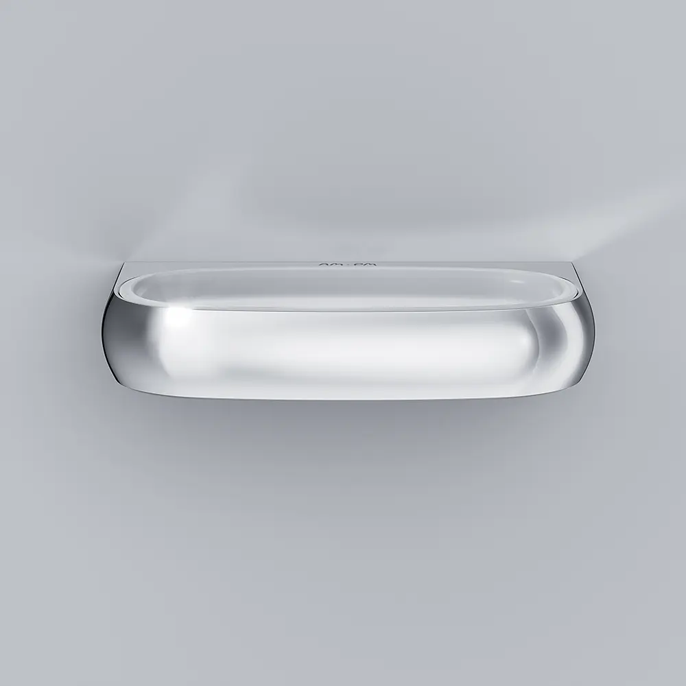 Скляна мильниця AM.PM Sensation з настінним тримачем (A3034200) - фото 6