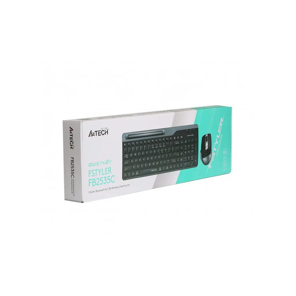 Комплект A4Tech FB2535C Wireless/Bluetooth Smoky Grey (FB2535C Smoky Grey) - фото 8