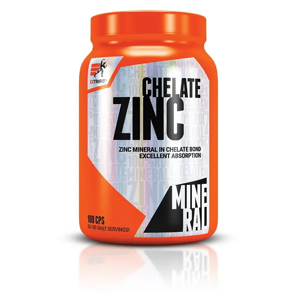 Вітаміни та мінерали Zinc Chelate, 100 капсул Extrifit vit0004534 - фото 2