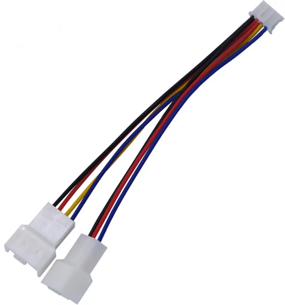 Кабель для підключення кулера 4pin-4pin/3pin 12см