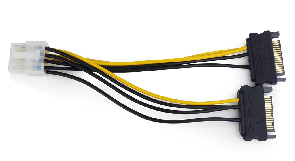 Кабель питания Cablexpert для PCI express 8pin 2 x Sata CC-PSU-83 - фото 5