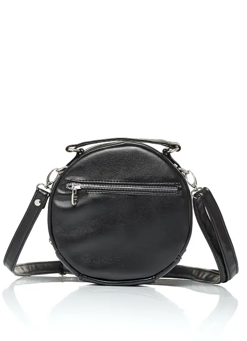 Жіноча кругла сумка Sambag 20х20х10 см sum0019269 - фото 4