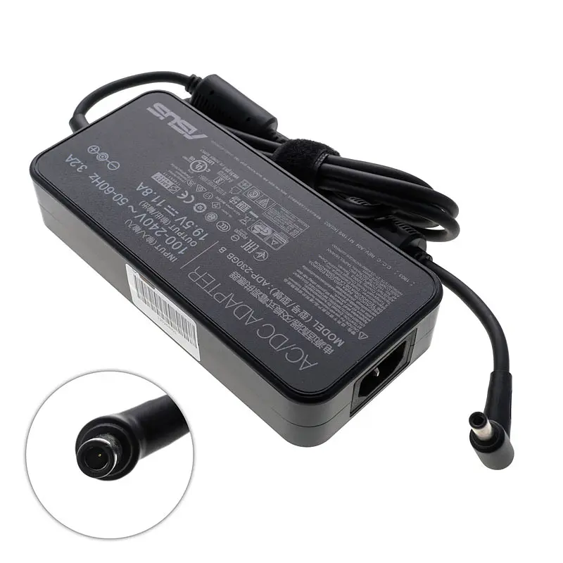 Блок живлення для ноутбука Asus 19.5V, 11.8A, 230W, 6.0x3.7мм-PIN, black (0A001-00391900)(без кабеля!) - фото 2