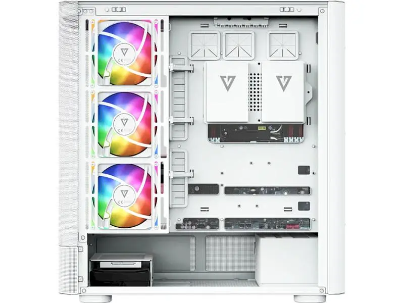 Корпус MODECOM VOLCANO AQ400 ARGB MIDI WHITE (MC-A-AQ400-4FA-W) - фото 6