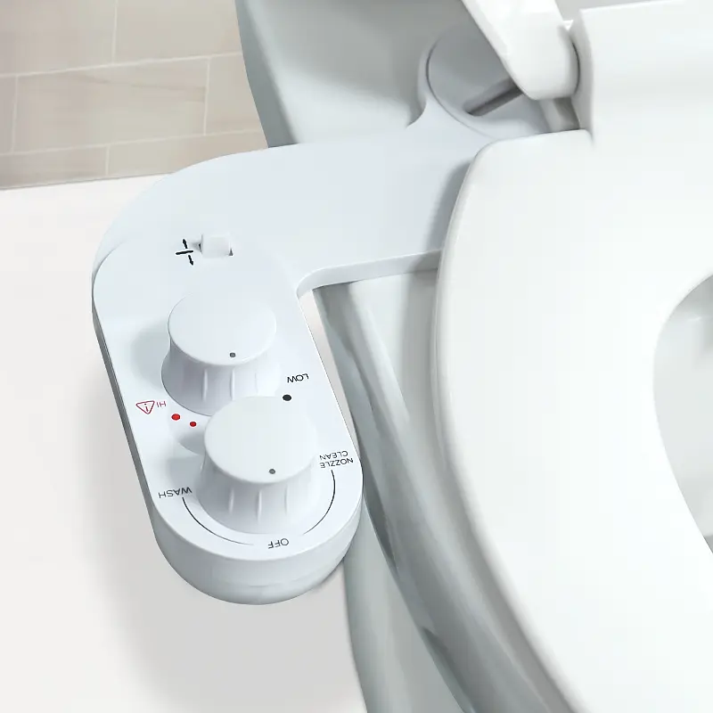 Накладка під кришку унітазу Mixxus Premium TCB-01 універсальна, з вбудованим гігієнічним душем MP6494, Білий - фото 5