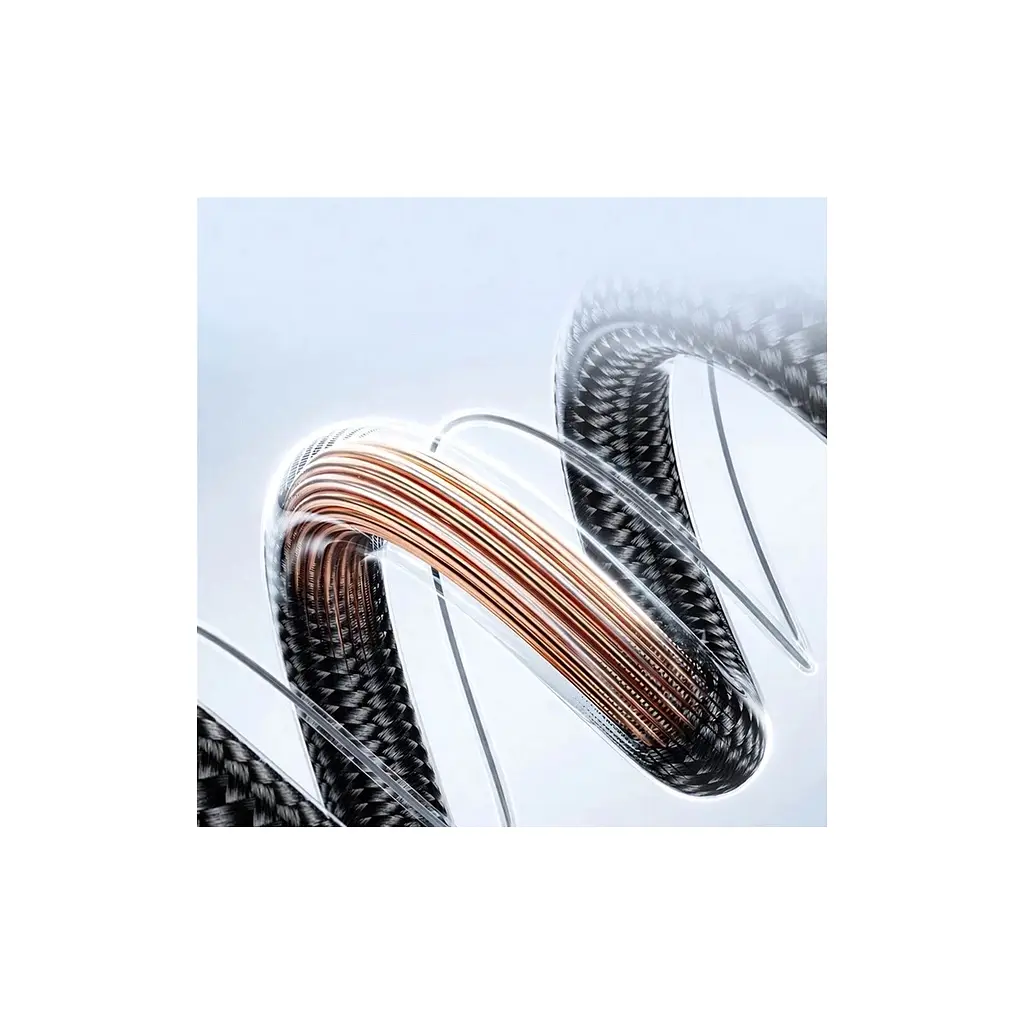 Кабель мультимедійний Essager 3.5 mm M - 6.35 mm M чорний 1.2 м (EYPMM-XL0G-P) - фото 7