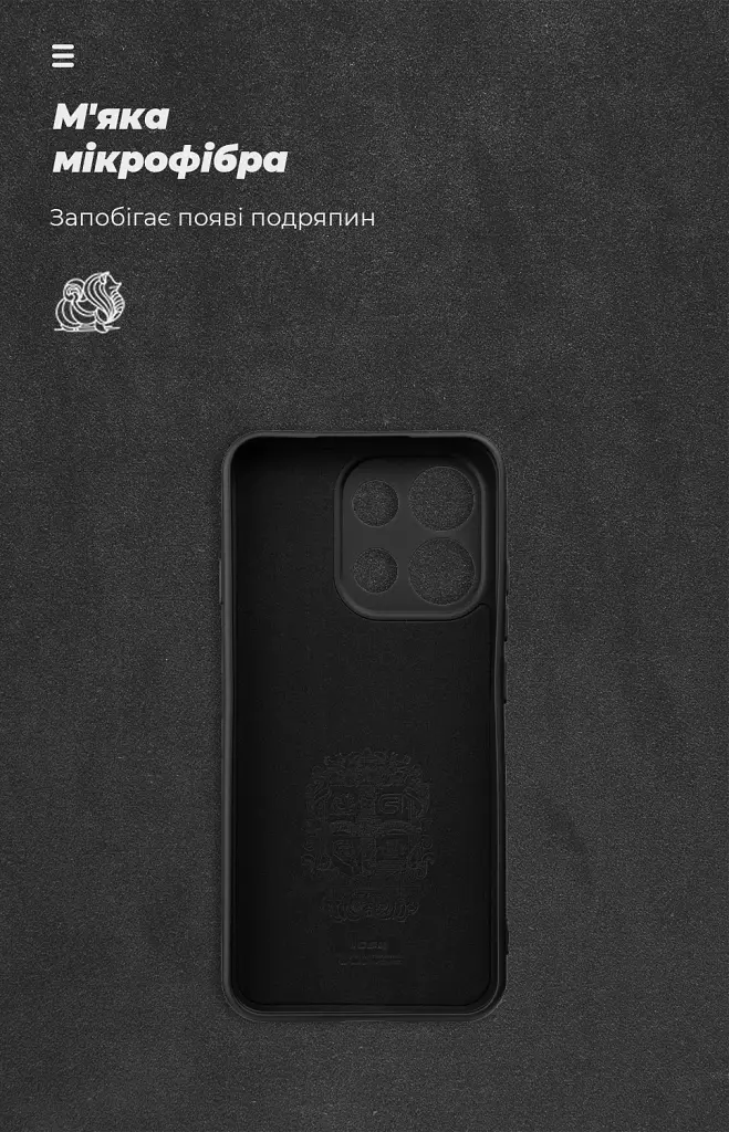 Чохол ArmorStandart ICON для OPPO Reno16 F 5G Camera cover Black - фото 4
