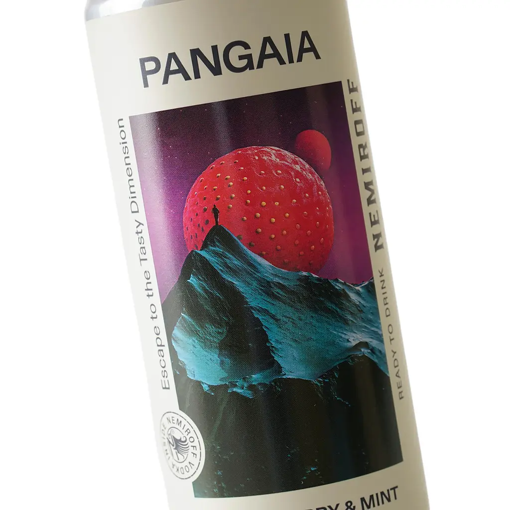 Напиток слабоалкогольный Nemiroff Pangaia Strawberry Mint 5% 0.33 л ж/б - фото 3
