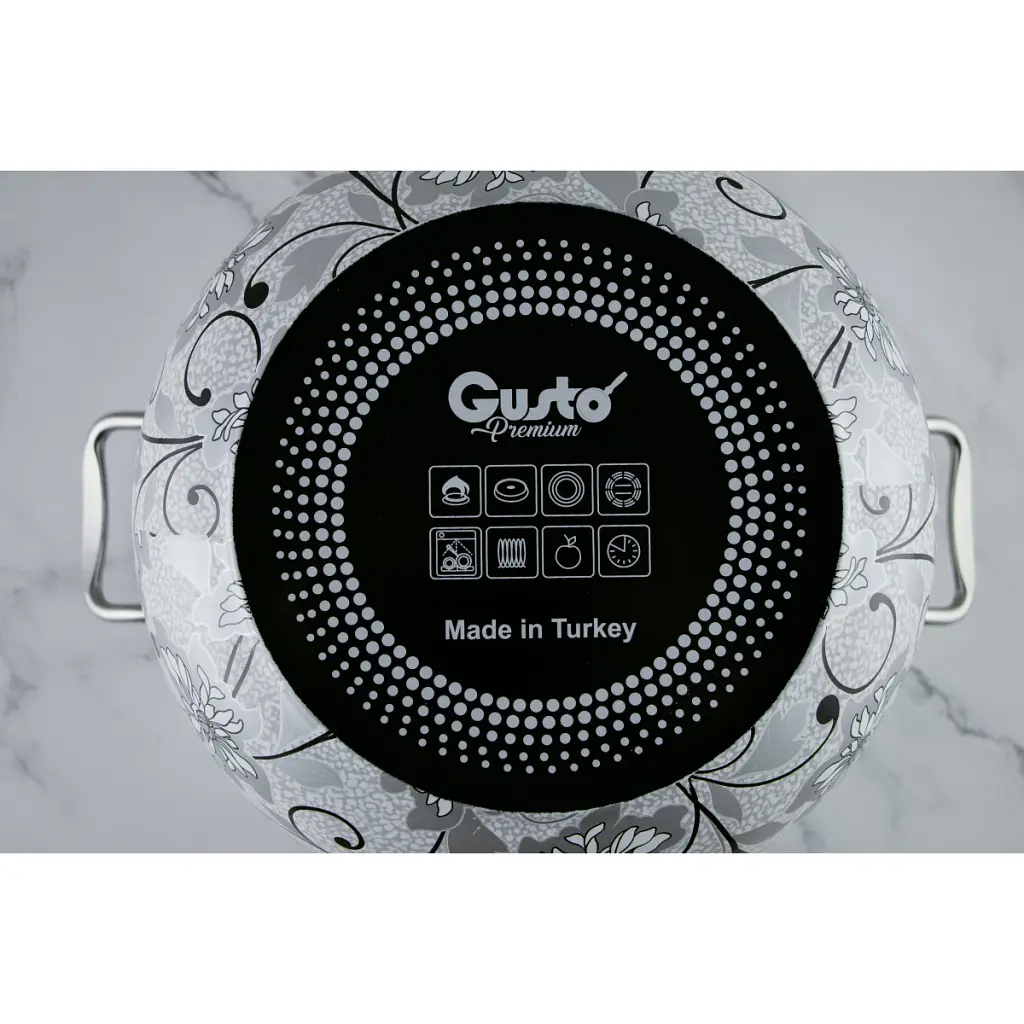 Каструля Gusto Мережка Premium 2,1 л (GT-T-216-С) - фото 2