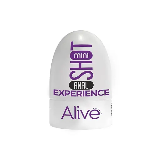 Міні-мастурбатор Alive Anal Experience, 8.5х5 см (фіолетовий)
