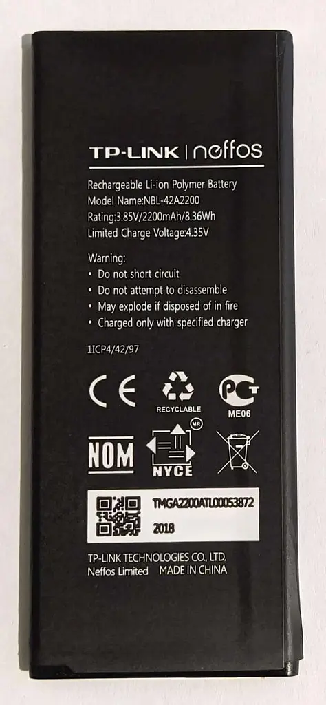 Аккумулятор TP-Link Neffos C5 - NBL-42A2200 - AAAA-Class - фото 2