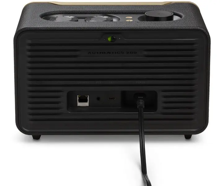 Портативная акустика JBL Authentics 200 черная (JBLAUTH200BLKEP) - фото 4