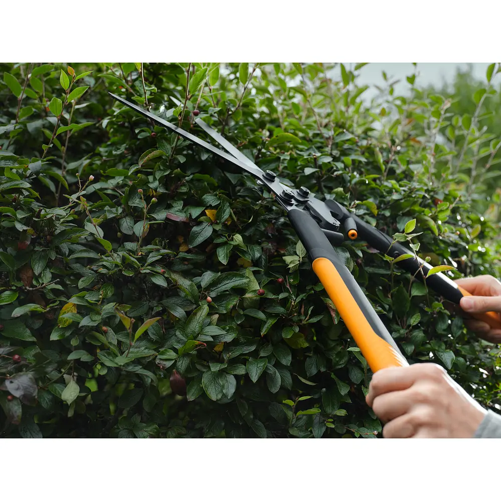 Ножницы для живой изгороди Fiskars DualAction HSX96, 22 см (1080134) - фото 5