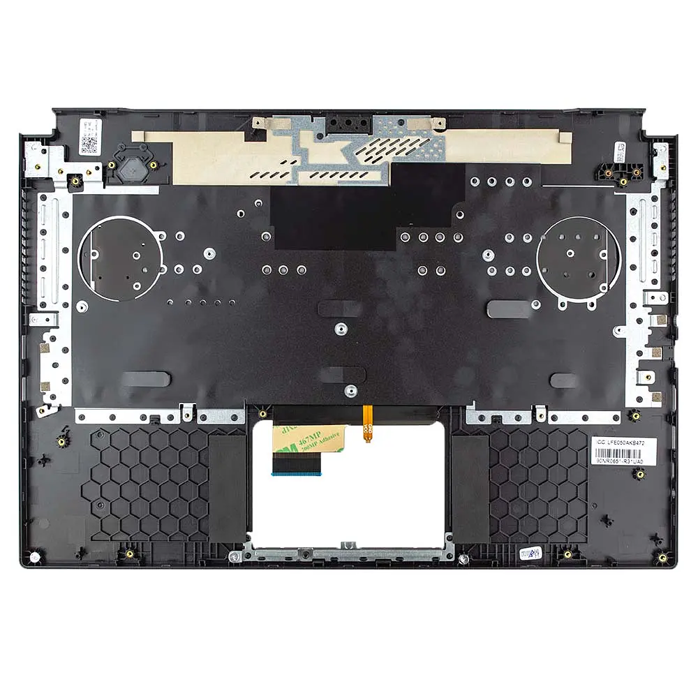 Верхня кришка для Asus TUF Dash F15 FX516P FX516P series, (Чорний, топкейс з клавіатурою з підсвічуванням, 90NR0651-R31UA0, Оригінал) - фото 2