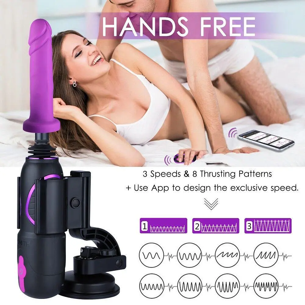 Секс-машина Hismith Pro Travel with Strong Suction APP - фото 3