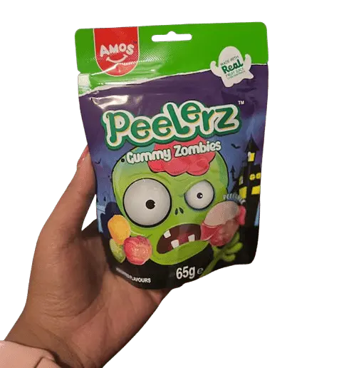 Желейні цукерки Amos Peelerz Peelable Gummy Zombie 65г - фото 5