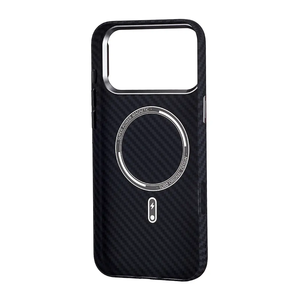 Чохол Luxo Free Air CarBon with MagSafe iPhone 17 PRO MAX Black - фото 3