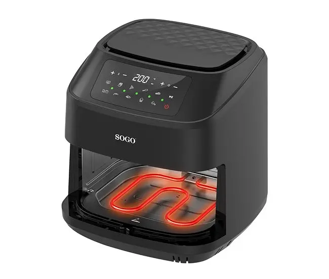Мультипіч Sogo 7.5 л Чорний SS-10900 - фото 3