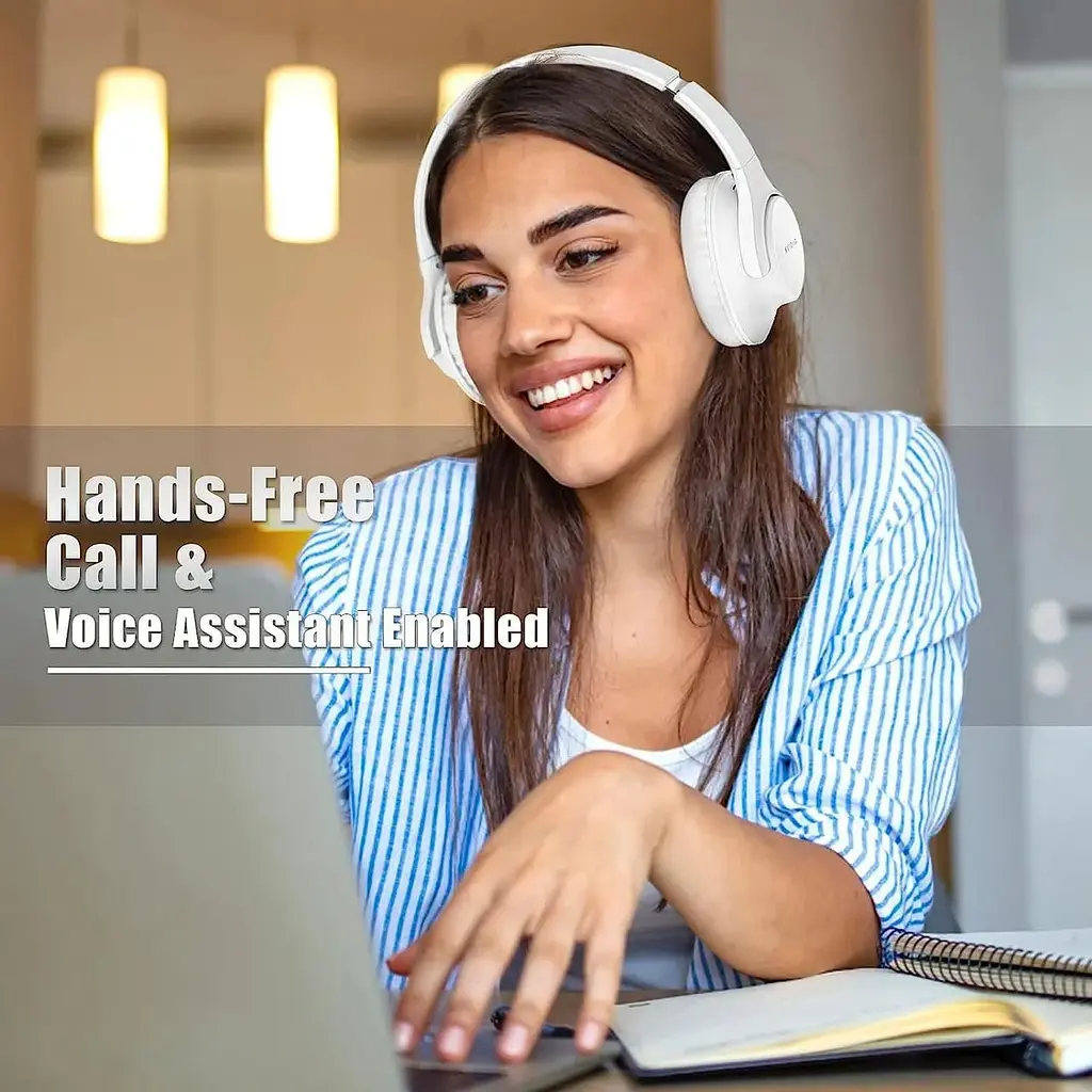Бездротові навушники Kvidio Bluetooth з мікрофоном  - фото 4