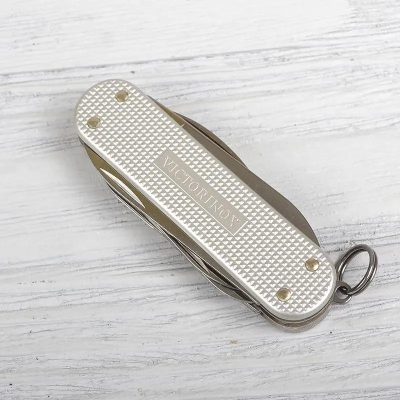 Ніж Victorinox Minichamp Alox 58мм,15функ,ріфл.срібл - фото 9