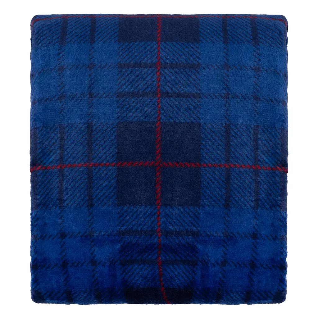 Плед Ardesto Flannel 160 х 200 см 100% полиэстер клеточка синий (ART0134PB) - фото 2