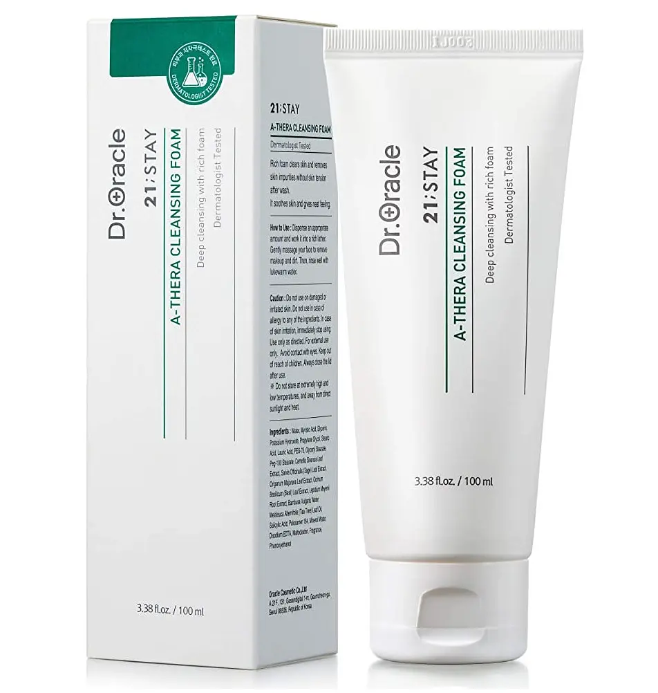 Заспокійлива пінка для вмивання 21 Stay A: Thera Cleansing Foam Dr. Oracle 100 мл - фото 2