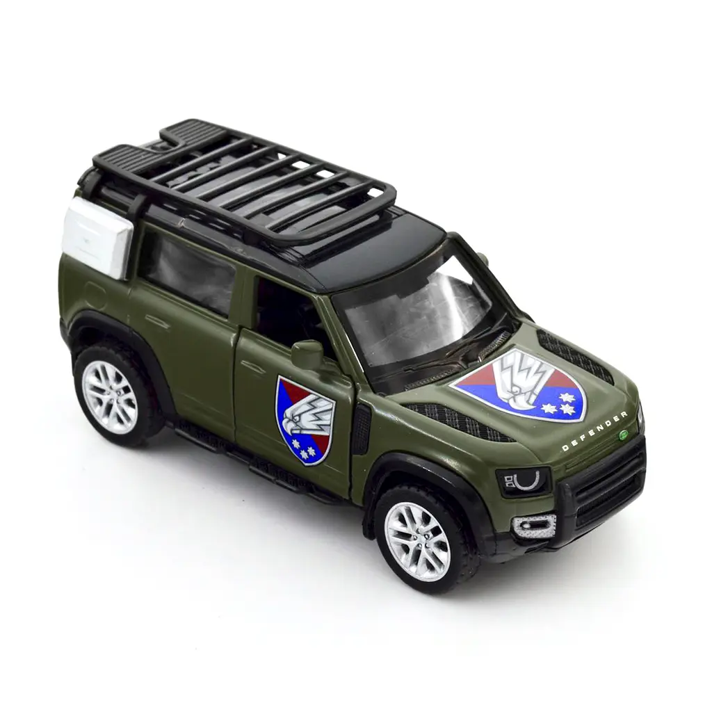 Автомодель TechnoDrive Шеврони Героїв Land Rover Defender 110 25 ОПДБр (250289M) - фото 2